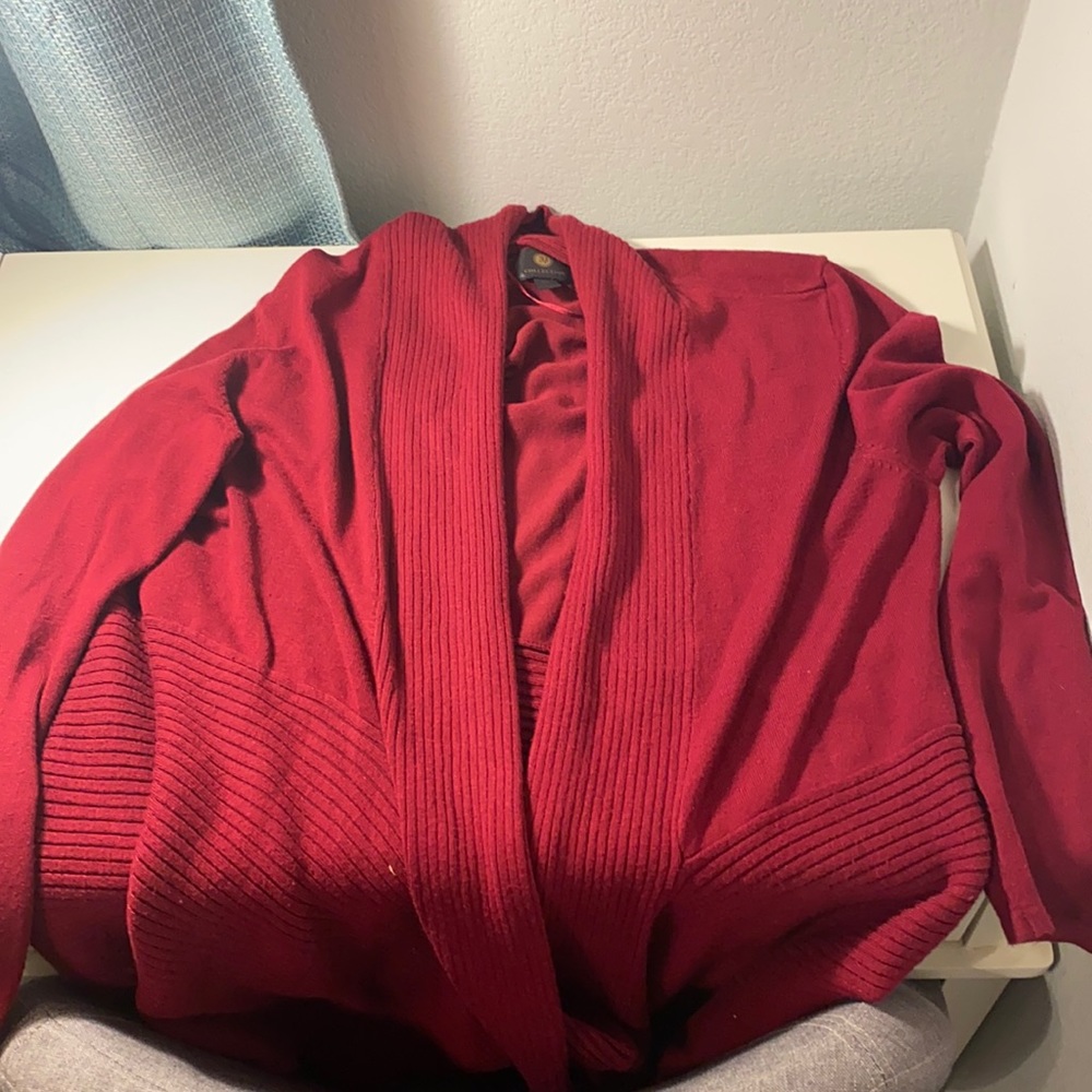 JM Maroon Red Cardigan